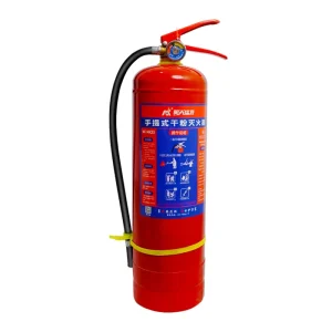 Custom Logo Red Portable Dry Chemical Powder Fire Extinguisher Manufacturer Supply for Industrial Safety