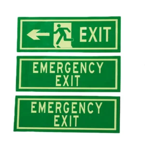 Custom PVC Fire Extinguisher Sticker Luminous Fire Extinguisher Sign Wall