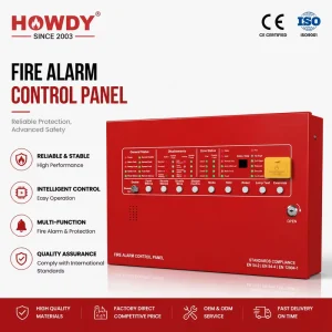 Custom Red Alarm System Fire Gas Extinguishing Controller Battery Fire Alarm FM200 Gas Extinguishing Release Control Panel
