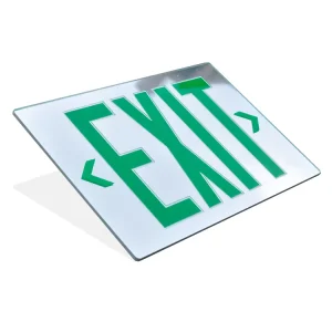 Custom Security Display Boards Fire Safety Emergency Acrylic Exit Sign