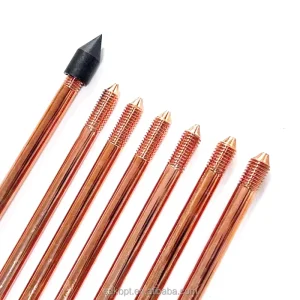 Custom Size Factory Price Copper Clad Steel Copper Welded Grounding Rod Earth Rod
