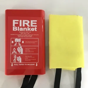 Custom Size Logo OEM ODM Supply Silicone Coated Fire Blanket Manufacturer Fire Suppression Blanket