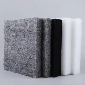 Custom Thickness Needle Punched Recycled Polyester Felt Wool Acoustic Thermal Insulation Flame Retardant for Automotive Building