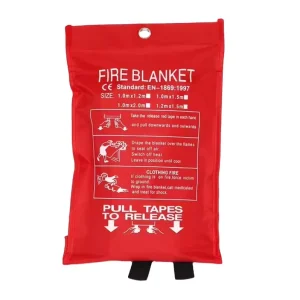 Customizable Fiberglass Red Fire Blanket Fire Retardant Protection