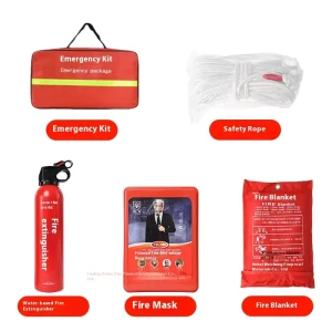 Customizable Fire Emergency Rescue Kit for Home and Hotel Fire Escape
