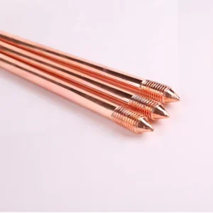 Customizable High Quality Copper Clad Steel Grounding Rod 8m Length 25mm Diameter HD EC Model for Power Industrial