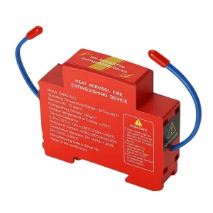Customizable Rated Voltage Current Din Rail Heat Fire Class Polypropylene Aerosol Automatic Fire Extinguisher