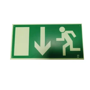 Customizable White Board Traffic Sign Luminous Fire Safety Warning Various Colors Shapes Sizes Customized Logo EU Shipping