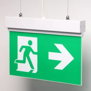 Customization Plastic Maintained LED Emergency Exit Sign 3 Years Warranty with Factory Price Exported to Worldwide