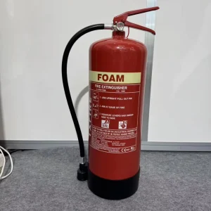 Customized 9L Steel Foam Fire Extinguisher Portable for Vehicles Kitchens Public Places