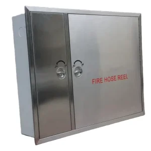 Customized Dimensions Wall Mount Stainless Steel Fire Hose Reel Cabinet Manufacturer of Firefighting Equipment Accessories