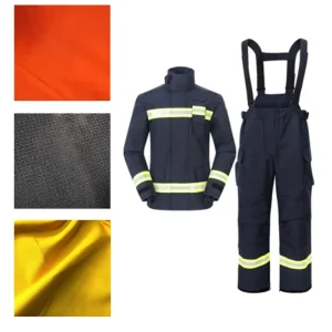 Customized Heat Resistant Flame Retardant Fabric 100% Meta Aramid Cloth for Fire Proof Coverall Suit