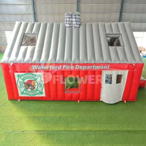 Customized Inflatable Tent Fire Training House Castle Bounce House Inflatables Fire Station House
