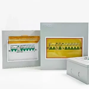 Customized Lighting Distribution Box Steel Shell Surface Mounted Household Distribution Box Panel