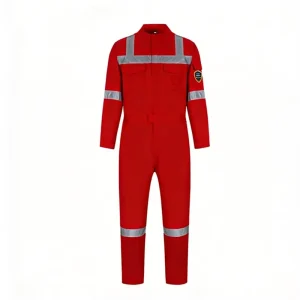 Customized Logo ANSI Class 1 Waterproof Flame Retardant Cotton Overall Color Customization Fire Resistant Factory Workshop