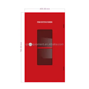 Customized Stainless Steel Flexible Fire Extinguisher Box Fire Hose Reel Durable Powder Coated Airport Firefighting