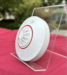 DC3V 10-Year Long-Lasting Lithium Battery ABS Casing Portable Independent Thermal Detector Sound Light Alarm System for Home