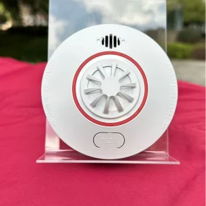 DC3V 10 Year Long Lasting Lithium Battery ABS Plastic Case Independent Thermal Detector Sound Light Doorbell Alarm Portable Home