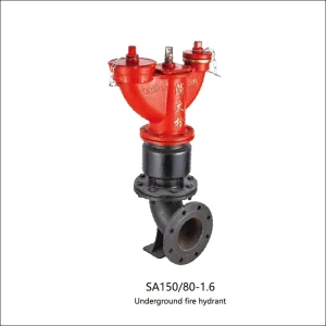 DN100 DN150 Flanged Column Fire Hydrants Flexible for Above Ground and Underground Use