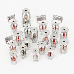 DN15 Automatic Fire Sprinkler System Head 68 Degree Pendent and Upright Type Brass Firefighting Water Sprinkle