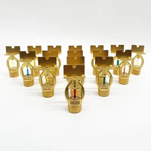 DN15 Flexible Brass Fire Sprinkler Head 5mm Sidewall Thickness 68° Ceiling Mounted Sprinkler Head