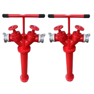 DN150 6 Inch Ductile Iron Double Outdoor Firefighting Hydrant with 20bar Pressure Durable Flexible Accessories