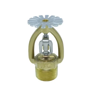 DN20 Factory Fire Accessories Glass Bulb K161 74°C Y Fire Sprinkler Pendant Type Fire Sprinkler Head Specific Application