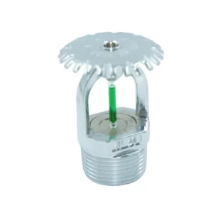 DN20 Q3 Red Glass Bulb Brass Chrome Finish 1/2 K115 93℃ Fire Suppression Sprinkler Automatic Upright Quick Response Sprinkler