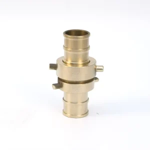 DN25 Brass Industrial Male & Female Thread Quick Connect Fire Hose Coupling Heavy Duty Use for Fire Hydrant 1.6Mpa