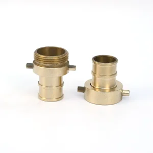 DN25 Brass Yellow High Pressure 1.6Mpa Male Female Thread Quick Connect Fire Hose Coupling Firefighting Equipment Accessory Fire