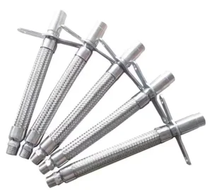 DN25 Stainless Steel Fire Sprinkler Bellows Dust Removal Metal Hose for Building Firefighting Equipment Accessories