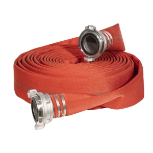 DN50 DN65 DN80 Red Polyester Canvas Fire Hose with Storz Coupling Firefighting Equipment and Accessory