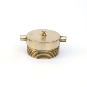 DN65 Copper Brass Muffler Cap American Fire Protection Systems High Pressure Internal Firefighting Equipment Accessory