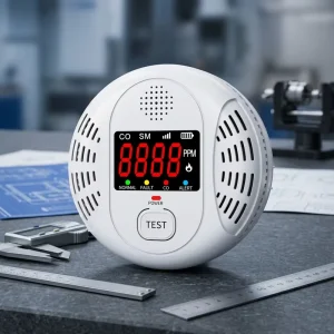 Digital Display Battery-powered Smoke & Carbon Monoxide Detectors with Electrochemical Sensor and 85 DB Alarm