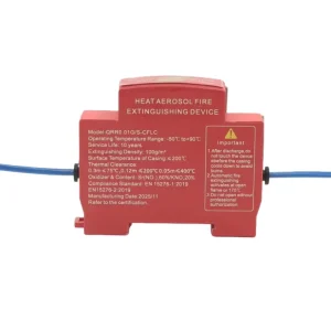 Din Rail Mounted 30g Automatic Aerosol Fire Extinguisher for Power Distribution Cabinet Electrical Cabinet Fire Safety