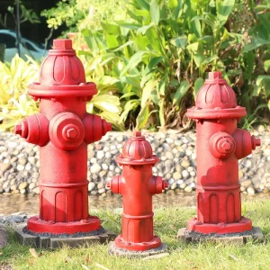 Dog Fire Hydrant Yard Garden Indoor Outdoor Resin Statue