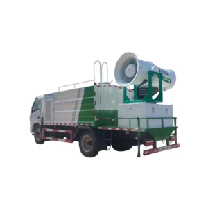 Dongfeng 120m Mist Cannon Truck 8 CBM Tank 3300mm Wheelbase Heavy Duty Chassis Ideal for Quarry Port Dust Suppression