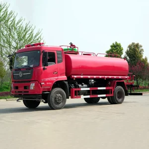 Dongfeng 4×2 Custom Small 10000-12000 Liter Pump Water Tanker Fire Rescue Truck