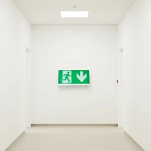 Double Face Running Man Exit Sign LED Emergency Light Exit Sign Light for Indoor Safety Guidance