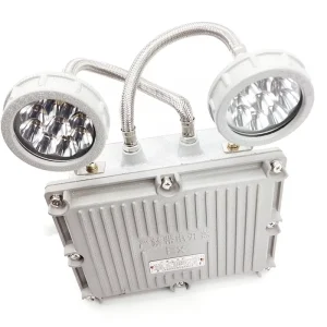 Double Head Emergency Explosion Proof LED Light IP65 Rated 5000K Daylight 220V Input 2 Year Warranty