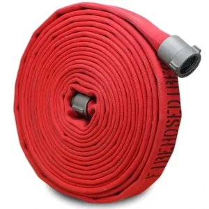 Double Jacket Fire Hose 1.5 Inch Hose 400psi 50m Fire Hose With NH Machino Storz BS Coupling For Firefighting