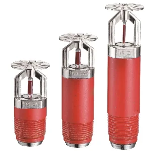 Dry Fire Sprinkler System for 80° 93°C Equipped with Flexible Glass Bulb Sensors and Brass Firefighting Equipment Fittings