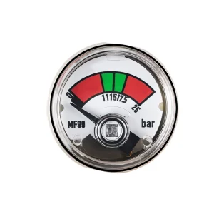 Dry Powder Fire Extinguisher Bourdon Tube Stainless Steel Pressure Gauge 0 28bar