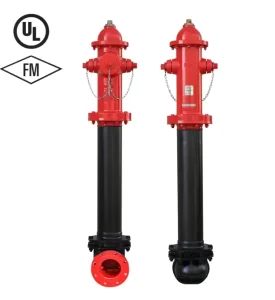 Duckfoot Bend Ductile Iron Portable Fire Hydrant Red Painted Indoor Fire Protection Hydrant