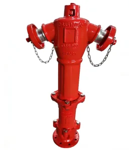 Ductile Iron DN100 Heavy Duty Flexible High Pressure Ground Outdoor Fire Hydrant Red Paint Finish Easy Operation