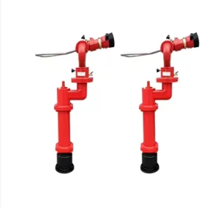 Ductile Iron Pillar Fire Hydrant 360 Degree Fire Monitor PN16 1.6Mpa High Pressure Fire Water Cannon Industrial Grade Fire