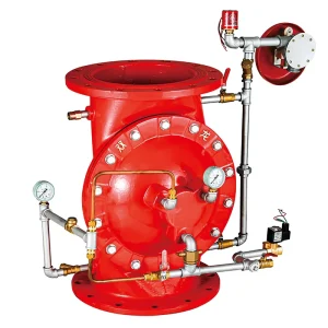 Durable 3 Inch Diaphragm Automatic Flange End Fire Deluge Valve Firefighting Equipment Accessory