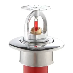 Durable Brass Automatic Fire Sprinkler System Glass Bulb 1/2″ Size Customizable Low Firefighting Equipment Accessory
