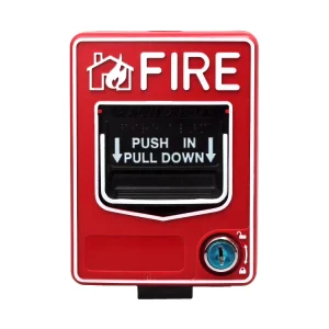 Durable Emergency Fire Alarm Switch Button for Public Places with Manual Reset and Press Alarm Function