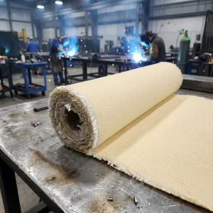 Durable Fireproof Flame Retardant Waterproof Acrylic Coated Fiberglass Cloth for Safety Welding Applications